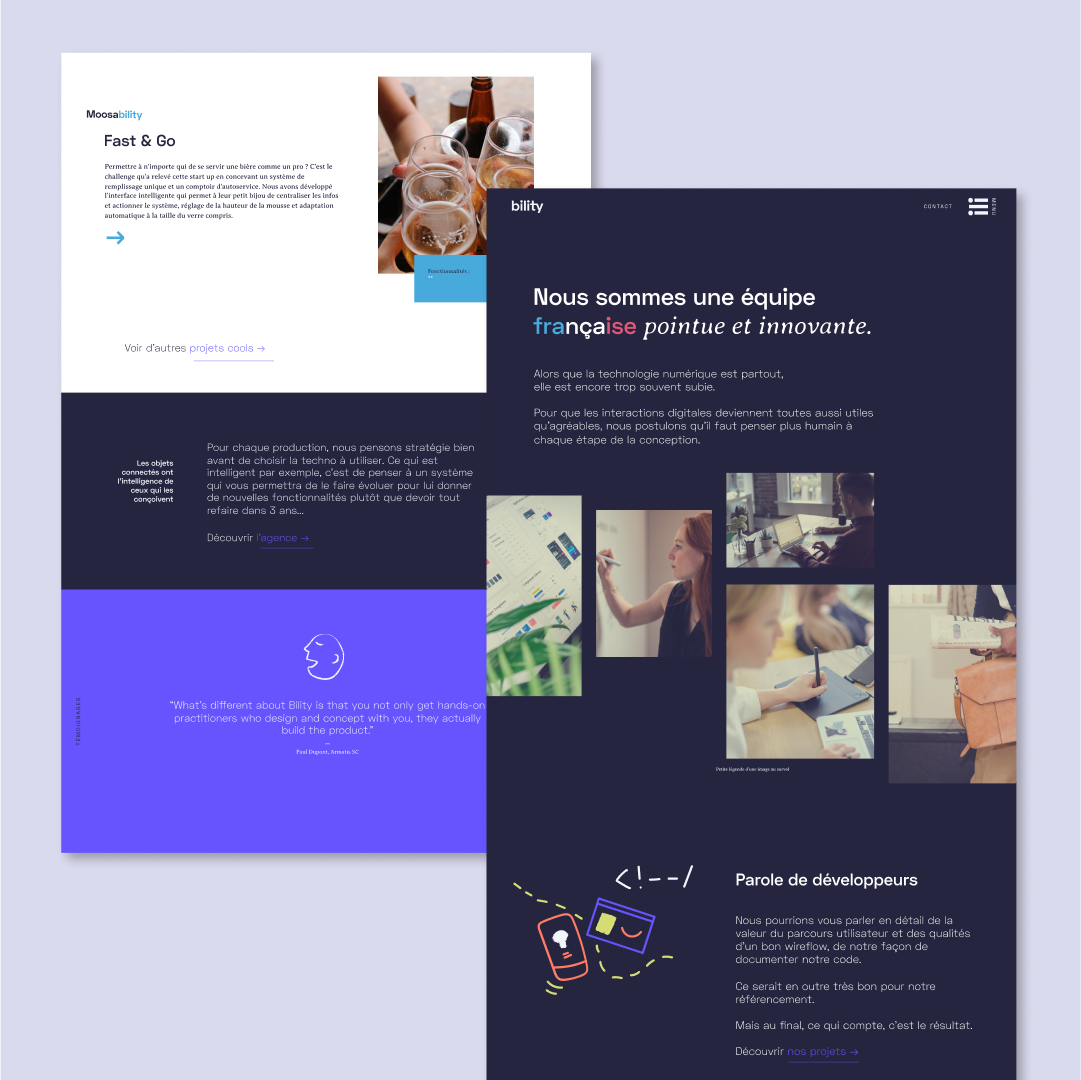 Bility-website-interface-maquettes